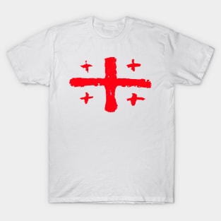 Georgia Flag - Brush Strokes T-Shirt